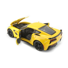                             Corvette Z06, 2015, žlutá, 1:24                        