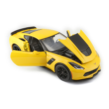                            Corvette Z06, 2015, žlutá, 1:24                        