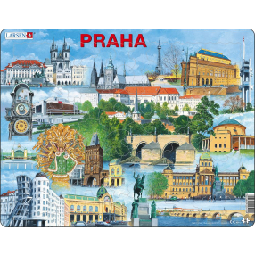 Puzzle Praha - nejzajímavěJší atrakce 66 dílků