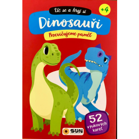 Uč se hraj si - Dinosauři  - 52 výukových karet