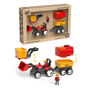 MultiGO ECO Farm set - figurky Igráčků farmářů s traktorem 