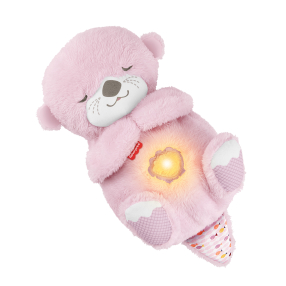 Fisher Price mazlivá a uklidňující růžová vydra