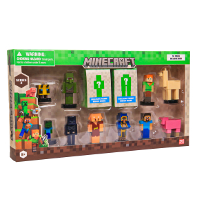 Razítka Minecraft 12 ks - Deluxe box - série 2