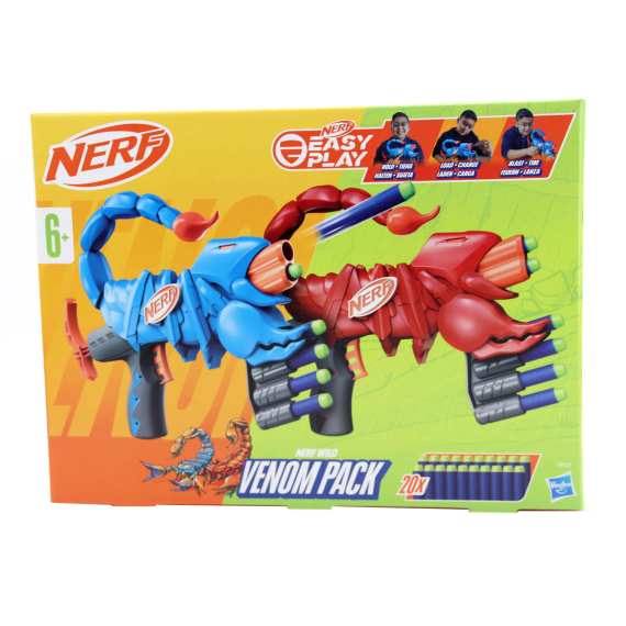 Nerf 2 pistole +  20 šipek Venompack                    