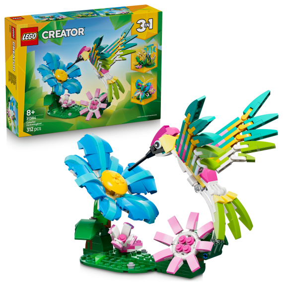 LEGO® 31384 Creator 3v1 Divoká zvířata: Barevný kolibřík                    