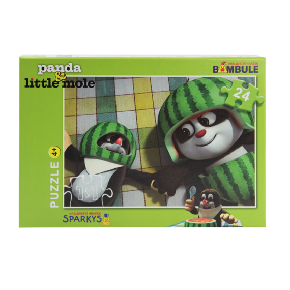 Puzzle Krtek a Panda, 24 dílků                    